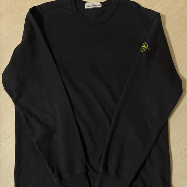 스톤아일랜드 맨투맨 블랙 L
