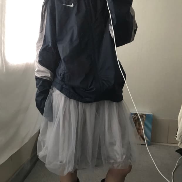 나이키 네이비 바람막이