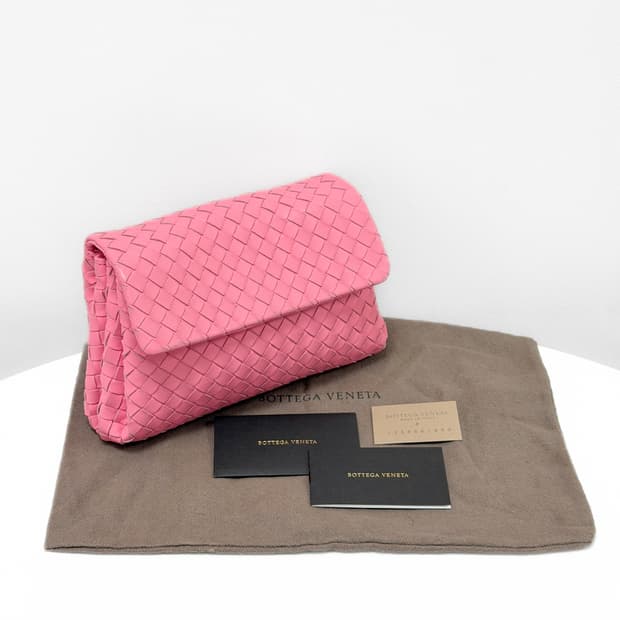 보테가베네타 인트레치아토 나파 클러치