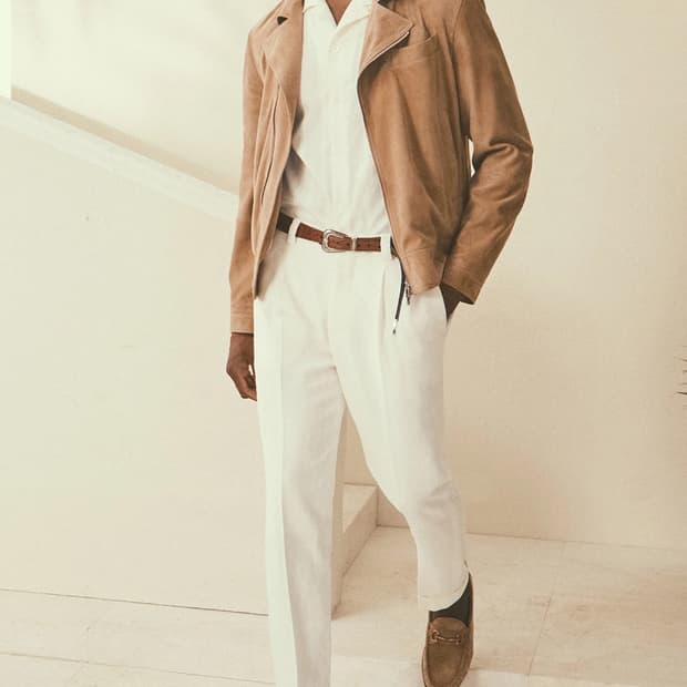 [1500만원]브루넬로 쿠치넬리 스웨이드가죽레더 자켓 24ss 팝니다