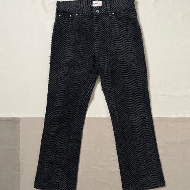 카미야 웨이브 데님 팬츠 kamiya 미하라야스히로