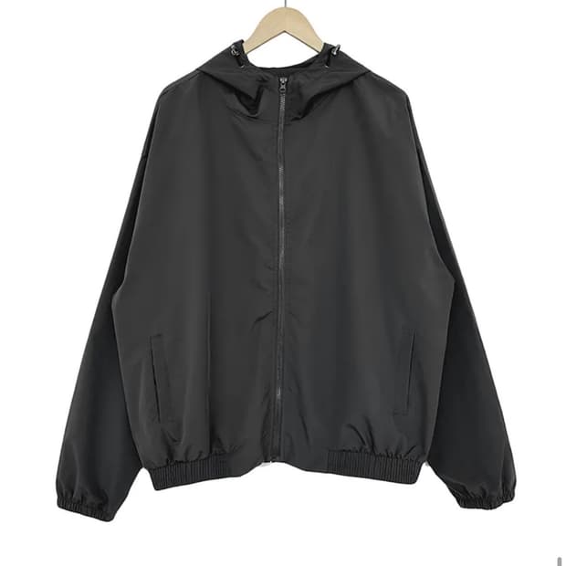 [m사이즈]바람막이 윈드브레이커 black