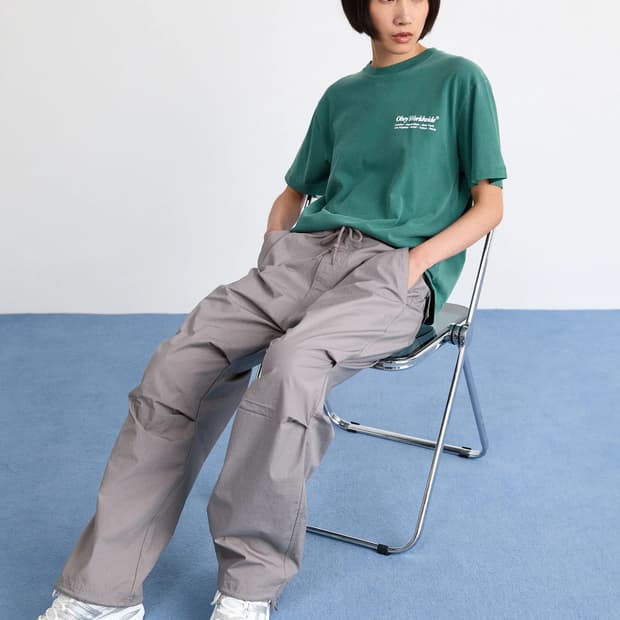 Obey 오베이 우먼 패러슈트 조거 팬츠 (24-28가능) / 그레이