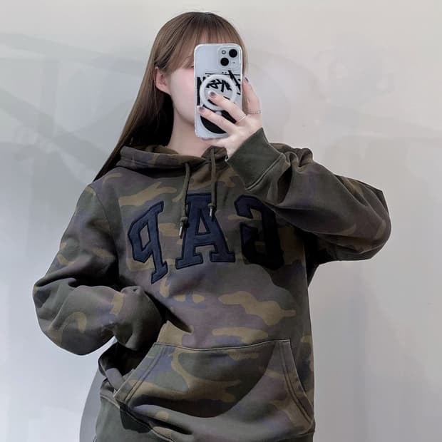 갭 카모 후드