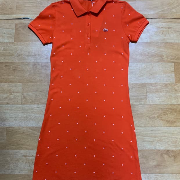 LACOSTE 라코스테 폴로 드레스(코튼)34 사이즈