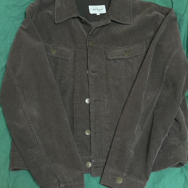 아트이프액츠 코듀로이 트러커 L