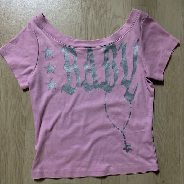 Baby wide neck top