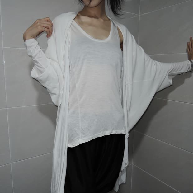 Open Draped Cardigan