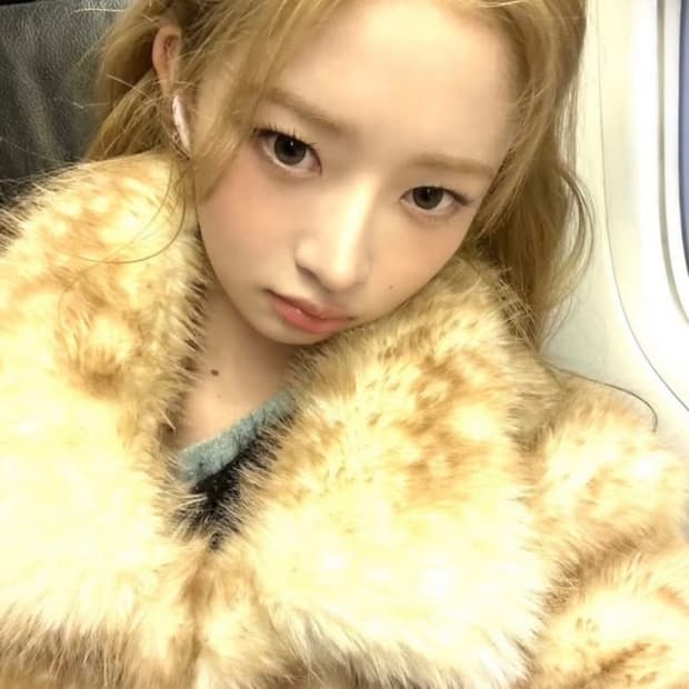 아이브 레이깔 밤비st 리얼 레빗퍼자켓