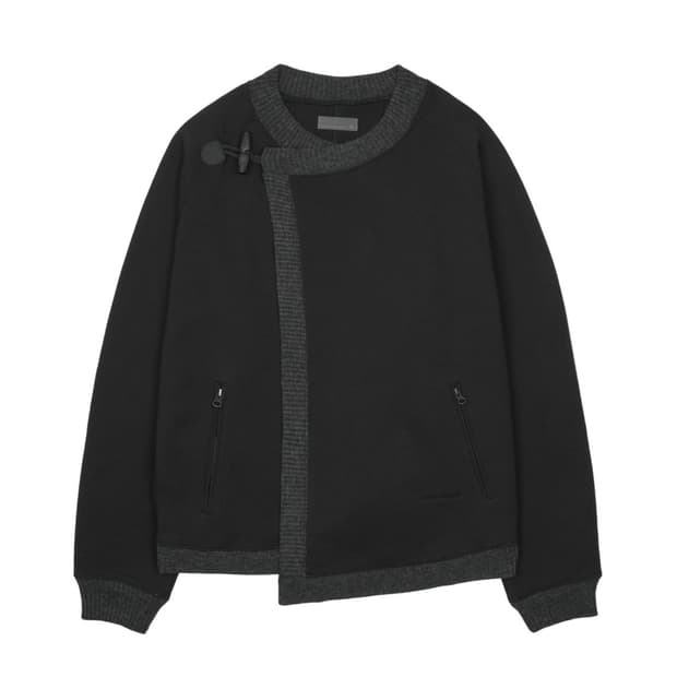 wrapped jacket charcoal
