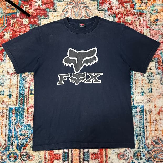 [L] FOX 폭스 레이싱 로고 프린팅 반팔