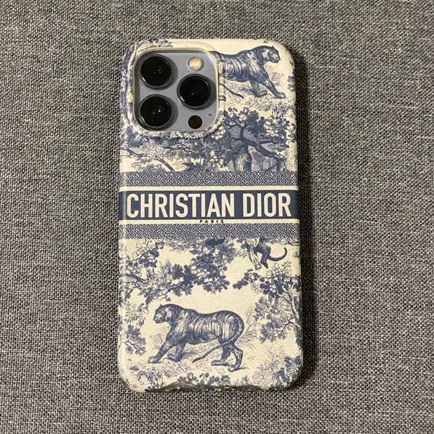 디올 정품 아이폰 13 프로 뜨왈 드 주이 맥세이프 케이스