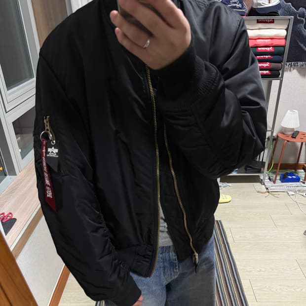 알파인더스트리 ma-1 자켓