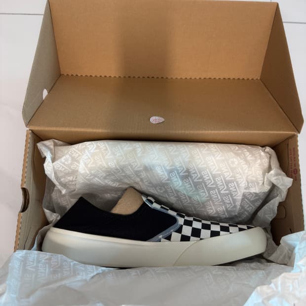 [300] 컴피쿠시 원 - (체커보드) 블랙:마시멜로우 / VN0A45J