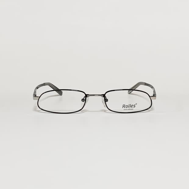 905 빈티지 데드스탁 Y2K 슬림 직사각 메탈 안경 픽키