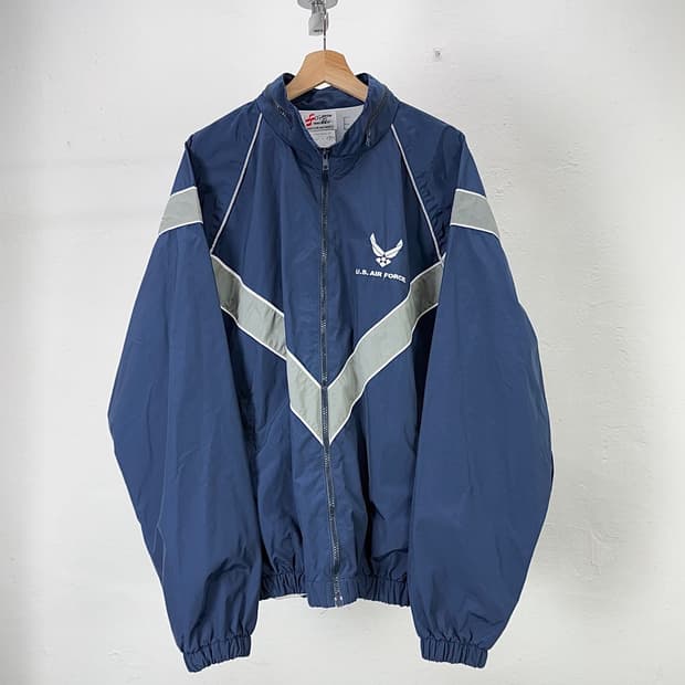 U.S.AIR FORCE 미공군 IPTU 네이비 집업 자켓
