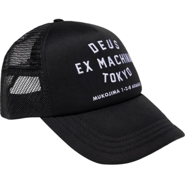 [os] 데우스 엑스 마키나 도쿄 아사쿠사 어드레스 트러커 캡 블랙
