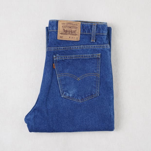 (허리 45) 90s 리바이스 517 부츠컷 데님 팬츠