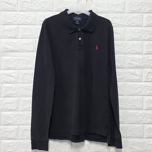 폴로 롱슬리브 블랙 L