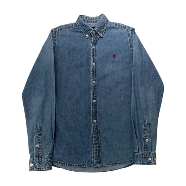 95 폴로 랄프로렌 90s 데님 셔츠