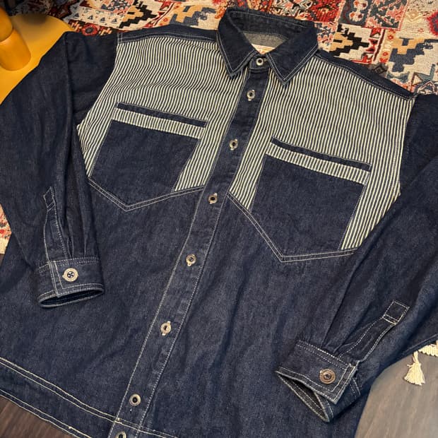 Kojima Genes Dice Weave Denim