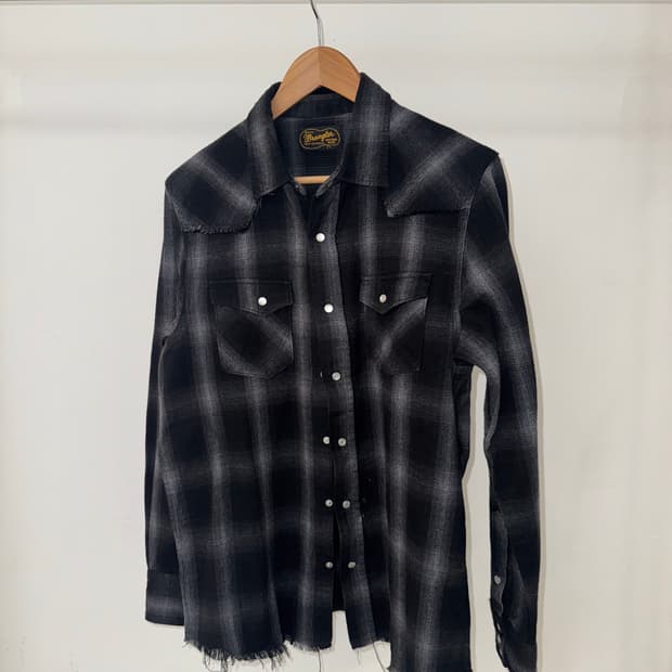 랭글러 체크 셔츠