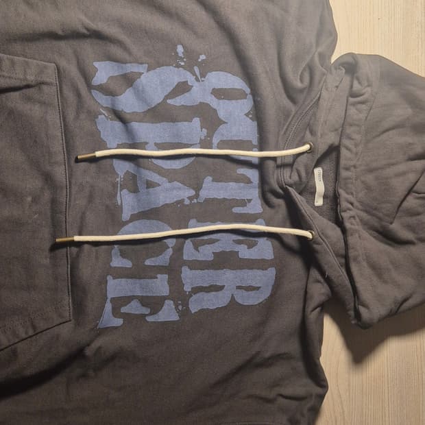 에즈카톤 스페이스 헤비코튼 후드 딥그레이후드티 M