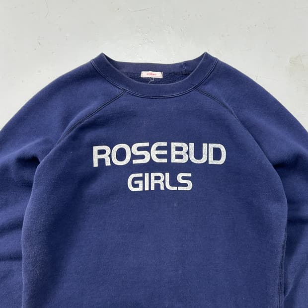 재팬빈티지 ROSEBUD GIRLS 래글런 스웻