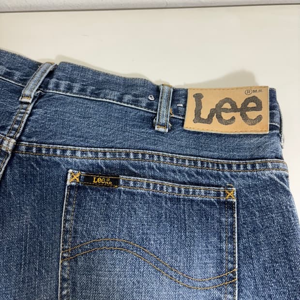 XL 리 LEE 중청워시드 레귤러핏 청바지