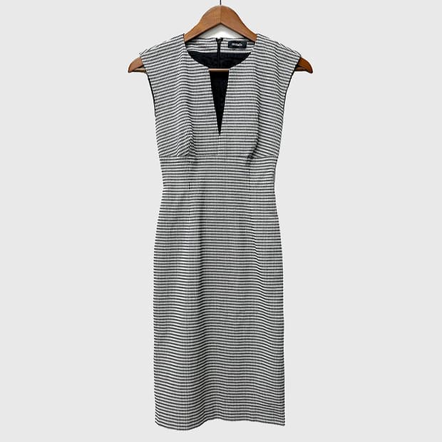 막스마라 막스앤코 하운드투스 민소매 원피스 드레스 여성 36 38