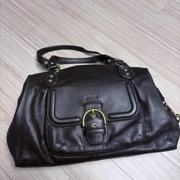 코치 캠벨레더 사첼백