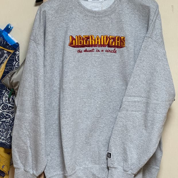 [XL] 리버레이더스 맨투맨 그레이 