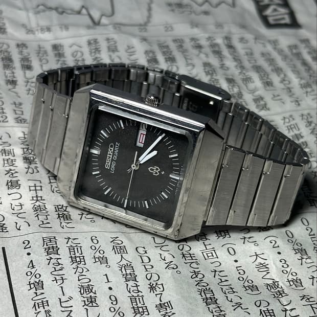 SEIKO lord quartz square