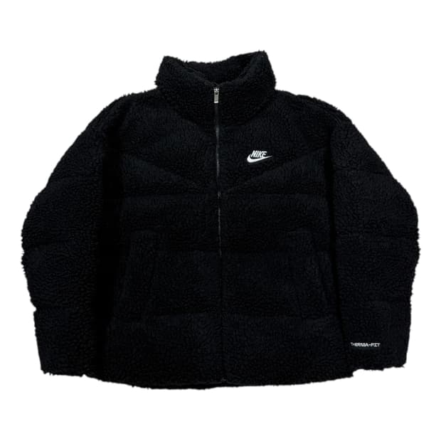 나이키 우먼스 쉐르파 뽀글이 패딩 블랙 M