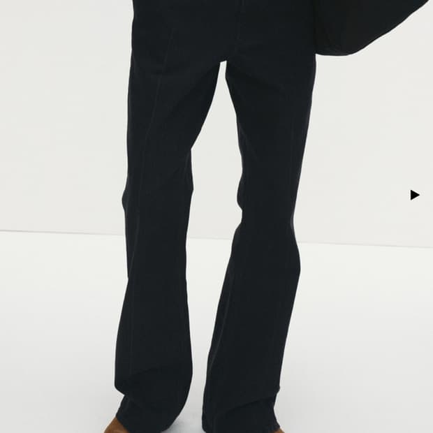 토니웩 FLARED-LEG TAILORED JEANS_ WASHED BL