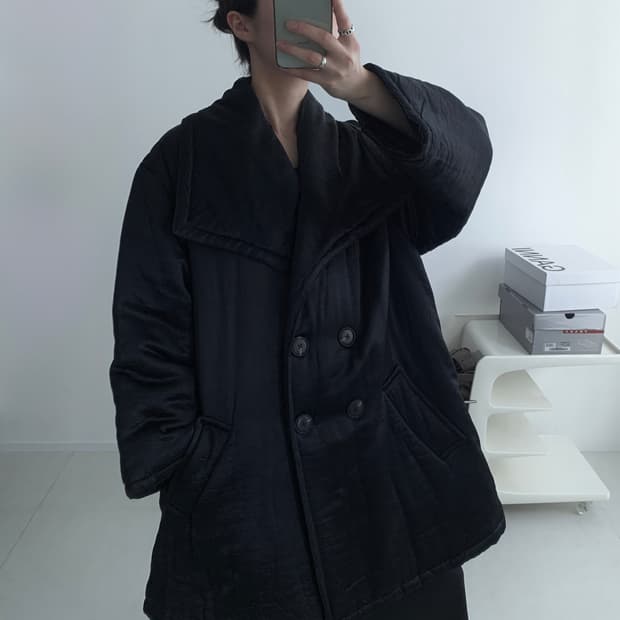 Shiny Padded Double Coat