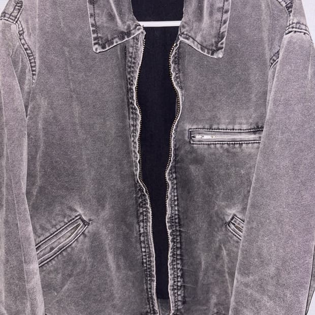 자라 흑청 그레이 청자켓 S