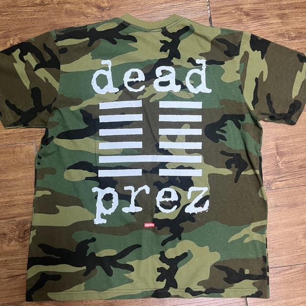 슈프림 카모 티셔츠