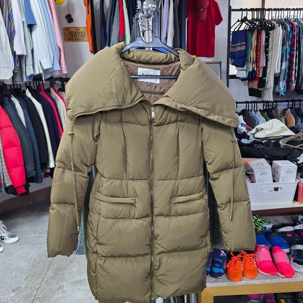 LAP 여성 패딩 점퍼 카키색 (1403)