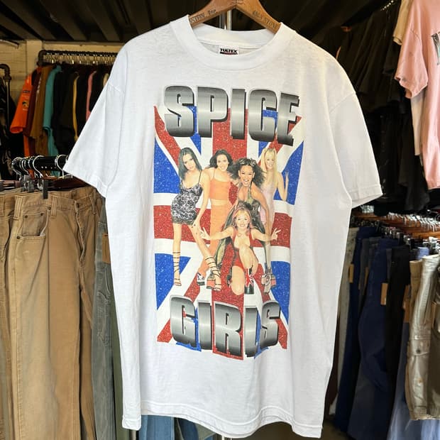 스파이스 걸스 Spice Girls 투어 98 프린팅 티셔츠
