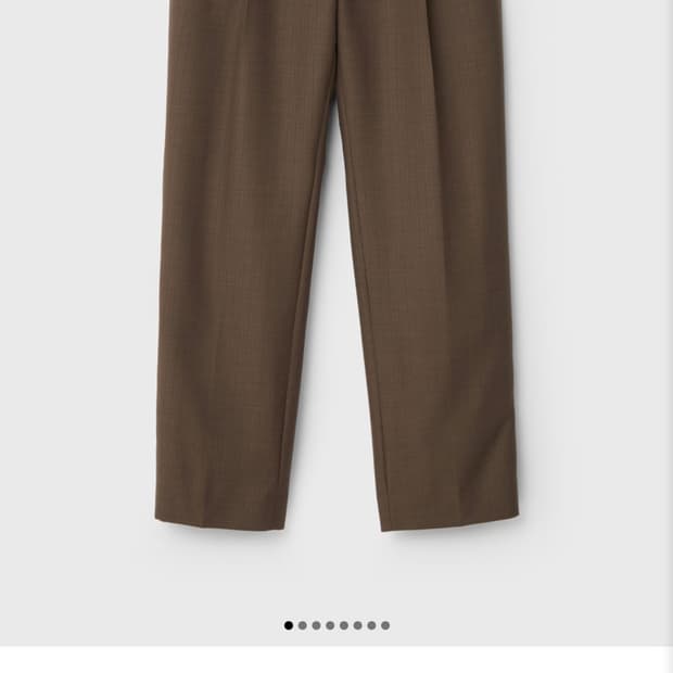 오라리 25aw 울 슬랙스 S(3)사이즈