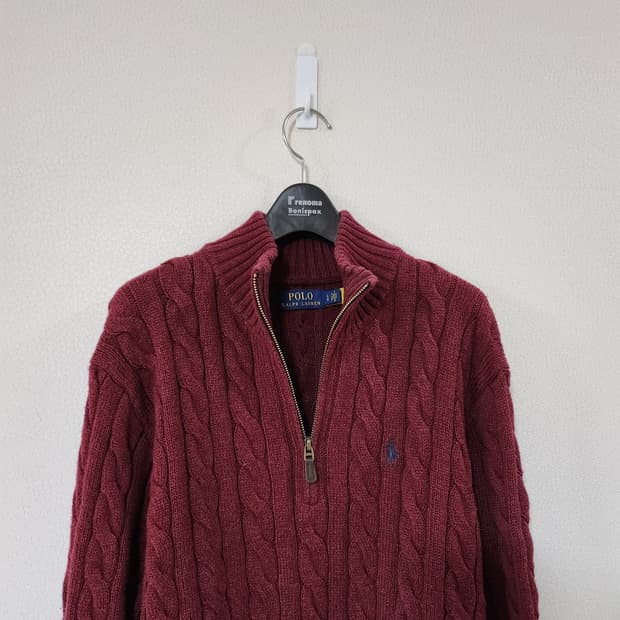 폴로랄프로렌 하프집업니트 (L