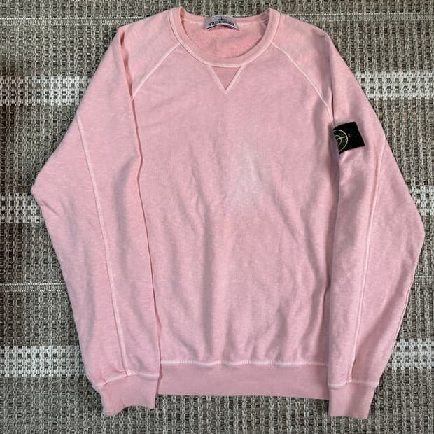 스톤아일랜드 핑크 맨투맨 M(95)23FW