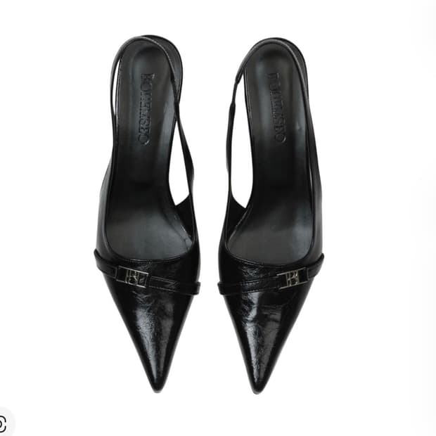 보헤미안 서울 23 메탈 라벨 슬링백 블랙(245)