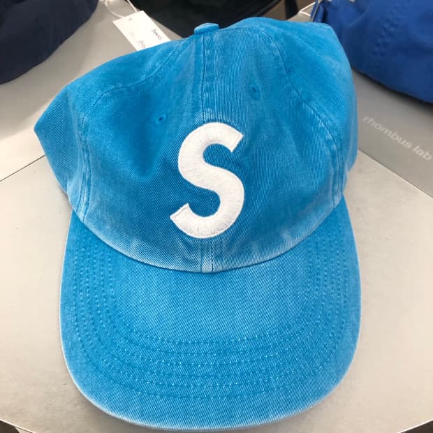 25ss 피그먼트 코티드 s로고 6패널 캡