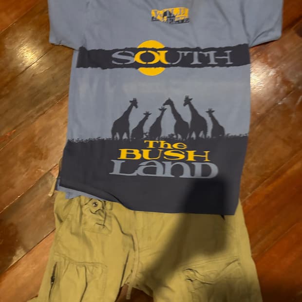 90‘s south bush land싱글스티치 티셔츠 (L)