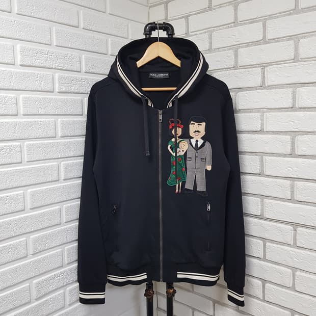 [48/95~100/정품] 돌체앤가바나 캐시미어혼방 후드집업