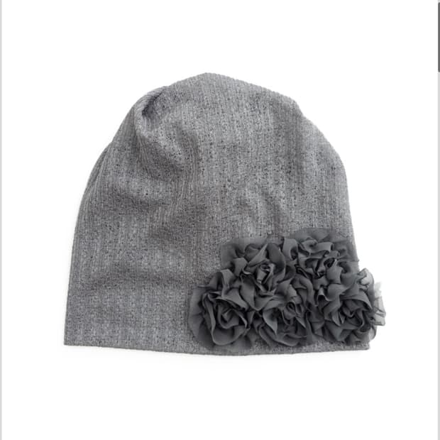 (새상품) 샵페어리 러플 비니 그레이