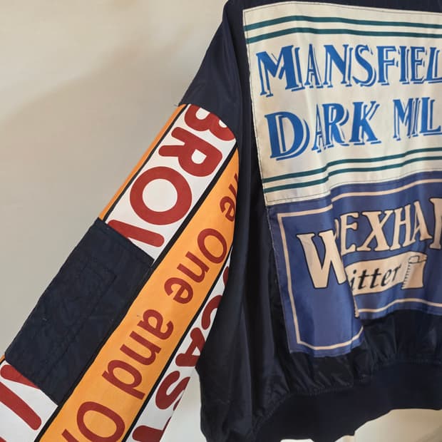 맨스필드 다크 마일드 봄버  빈티지 자켓 항공점퍼