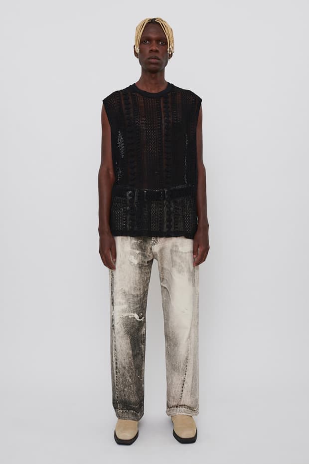 52) 아워레가시 박스 슬리브리스 크로셰 베스트 새제품